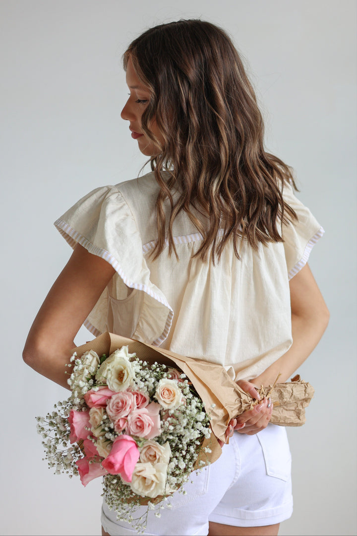 Lucia Flutter Blouse