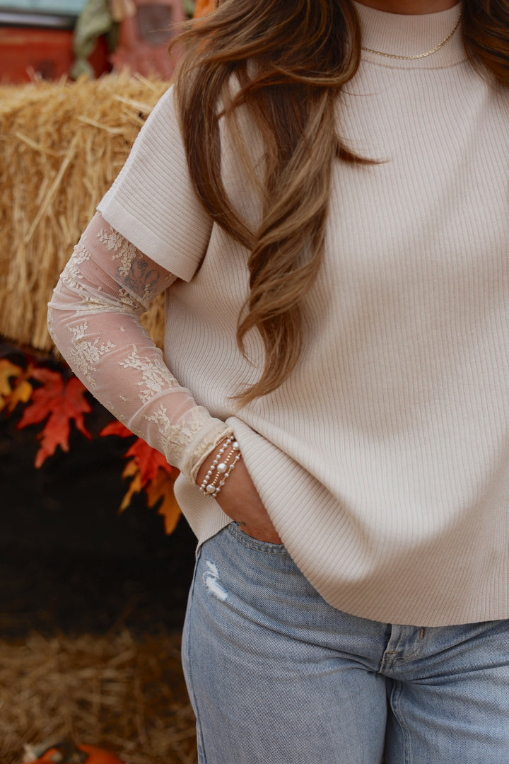 Blair Lace Layering Top