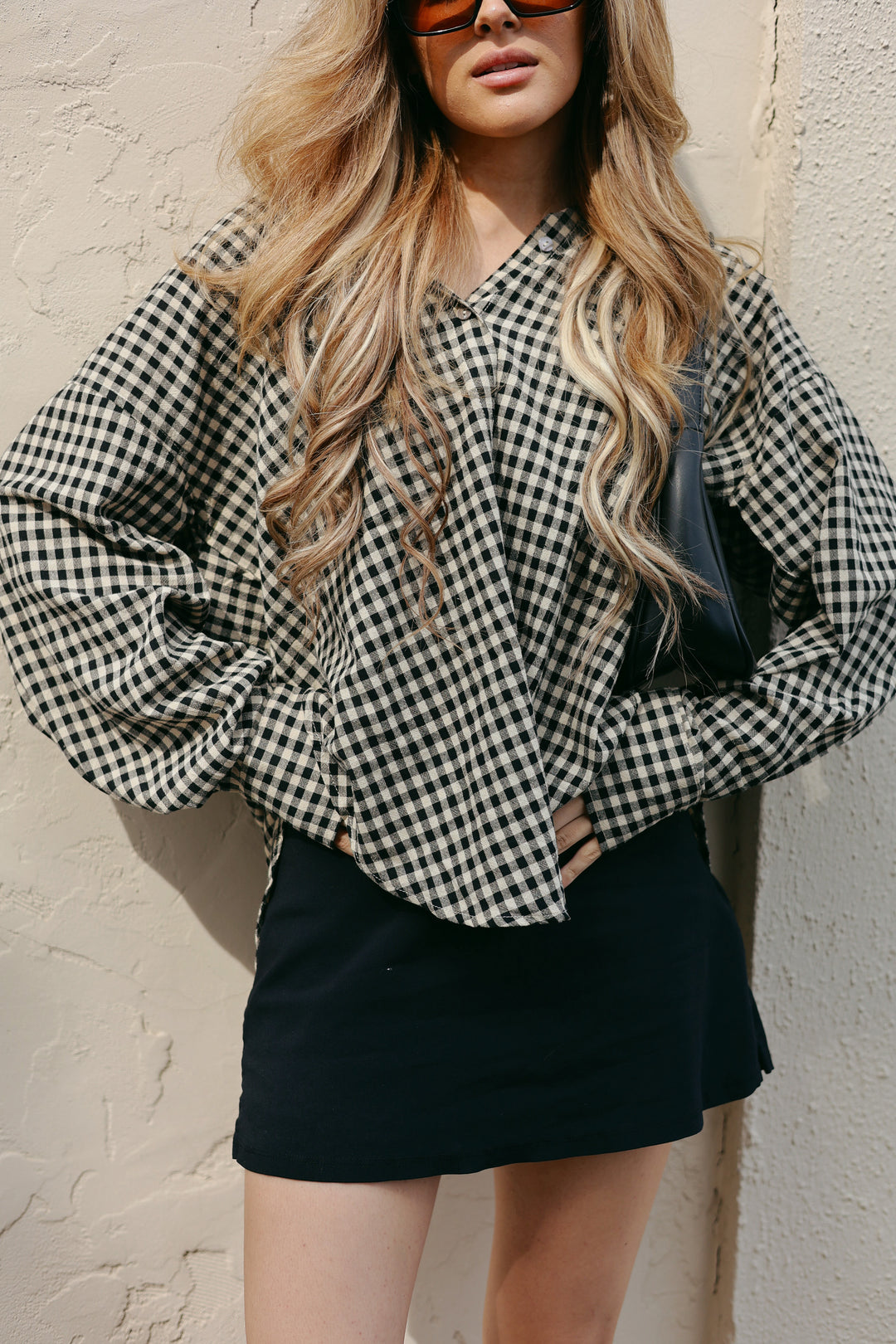 Brooke Checkered Button Down