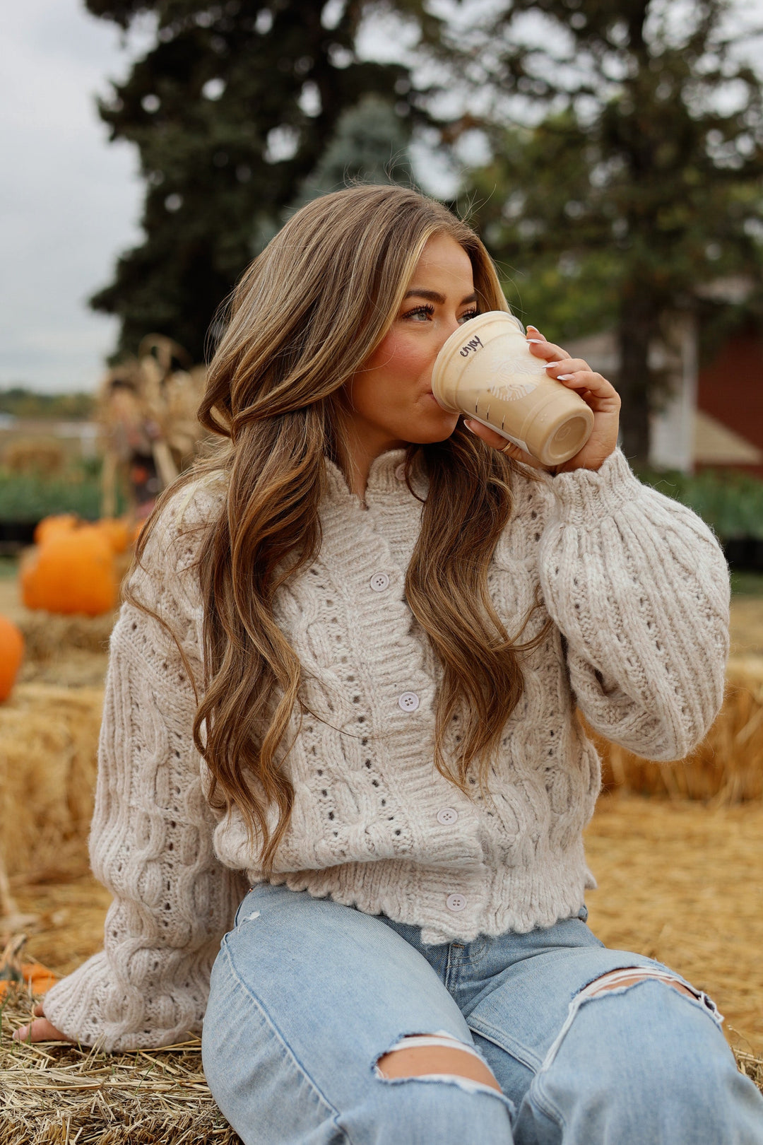 Emilia Button Knit Cardigan