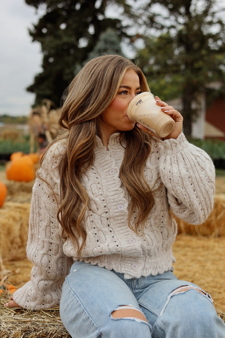 Emilia Button Knit Cardigan