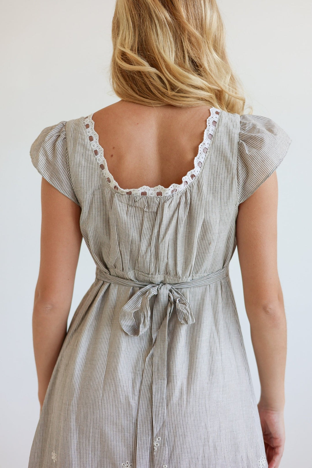 Elena Eyelet Midi Dress - Bacio &amp; Co.
